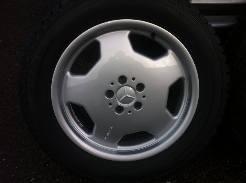 Alloy wheel reapir before treatment